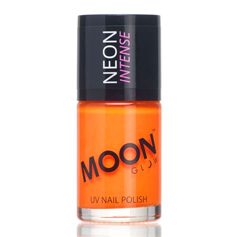 Neon UV Nagellak intense oranje .